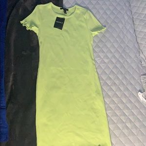 Forever 21 Neon Green Bodycon Dress